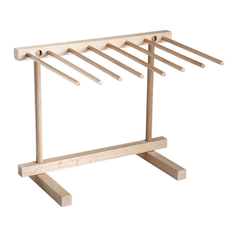 Fante's Fantes Collapsible Pasta and Noodle Drying Rack, Made in Italy, Natural Beechwood, 13.375 x 11.5-Inches, The Italian Market Original since 1906 - Image 1